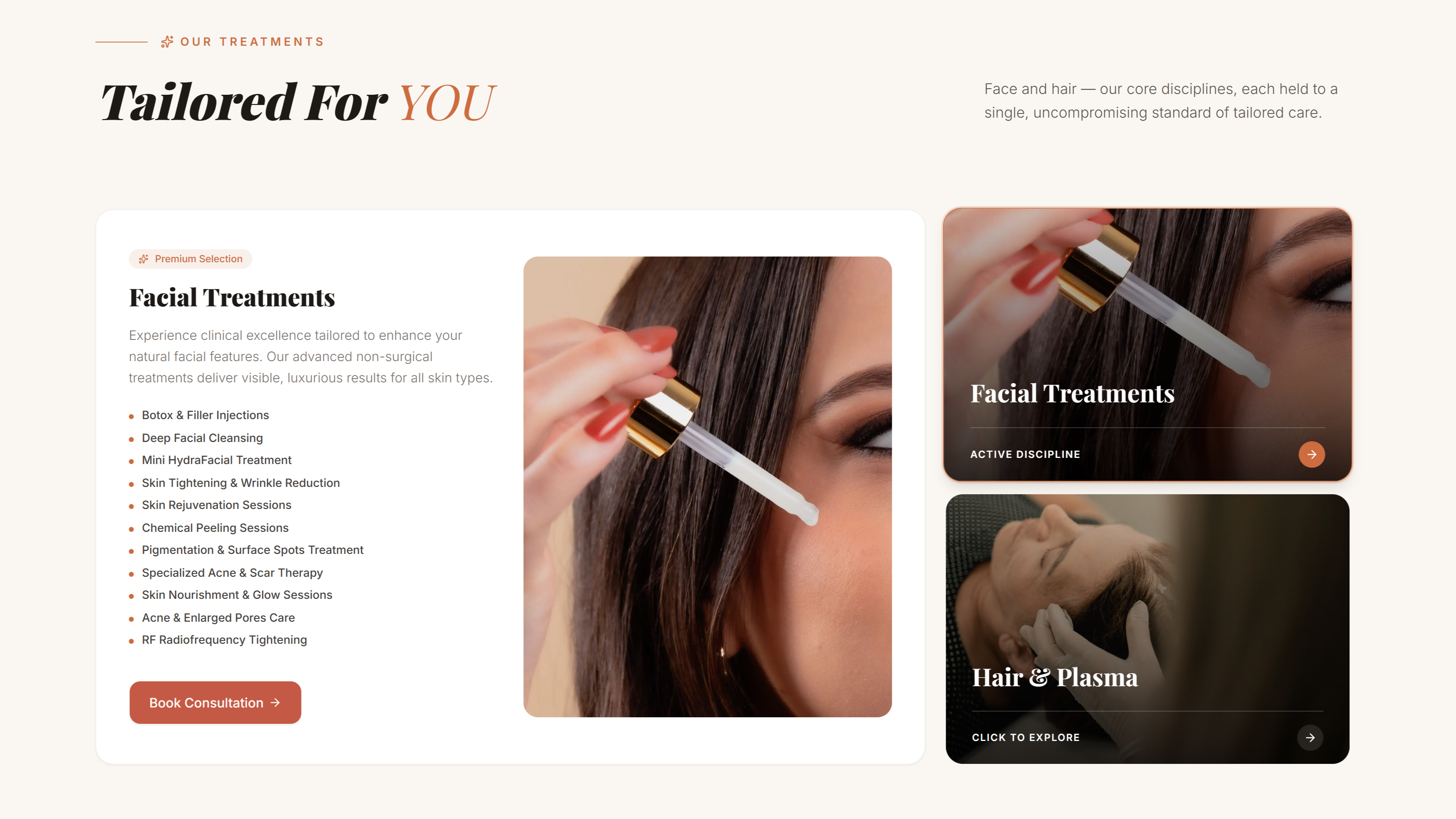 Hurghada Beauty Hub — Luxury Multilingual Aesthetic Clinic Platform screenshot 2