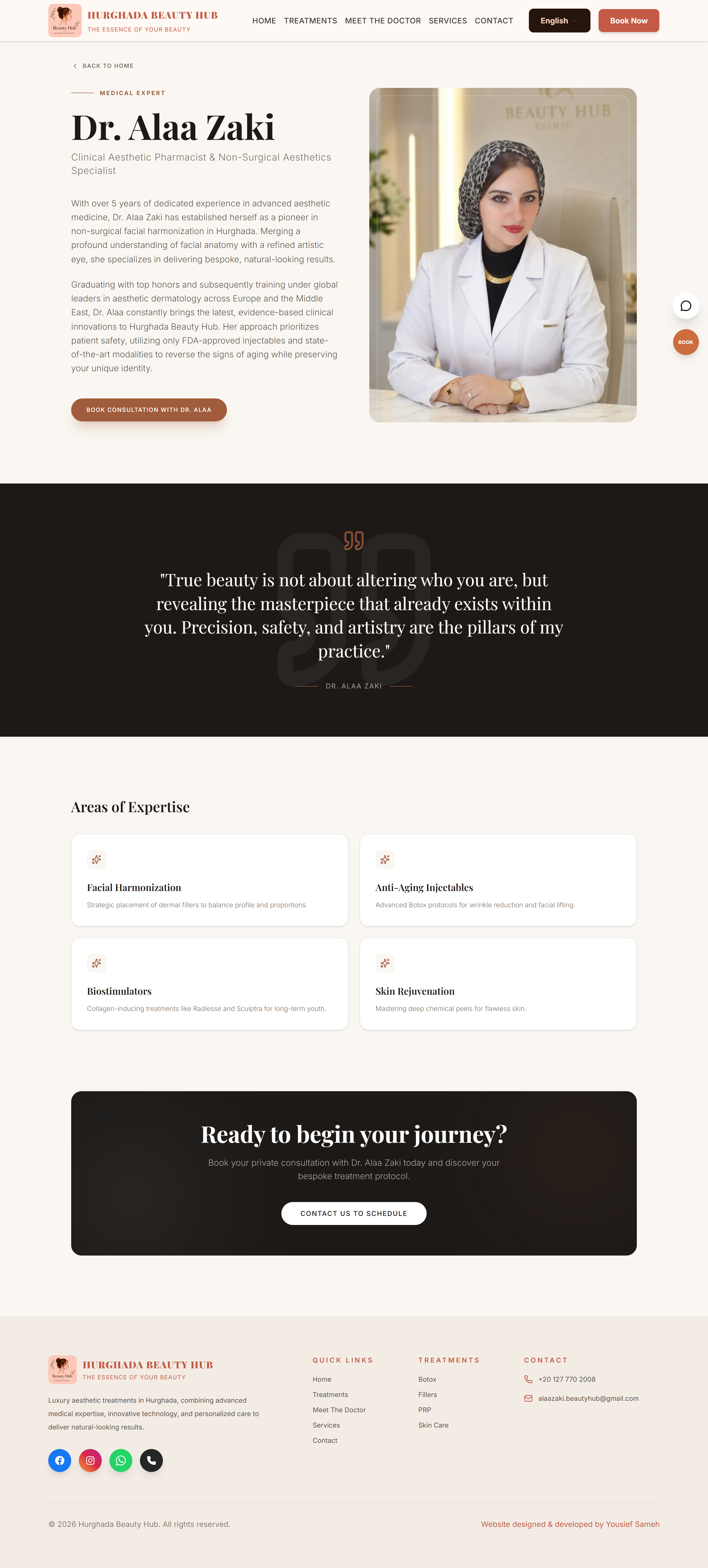 Hurghada Beauty Hub — Luxury Multilingual Aesthetic Clinic Platform screenshot 8