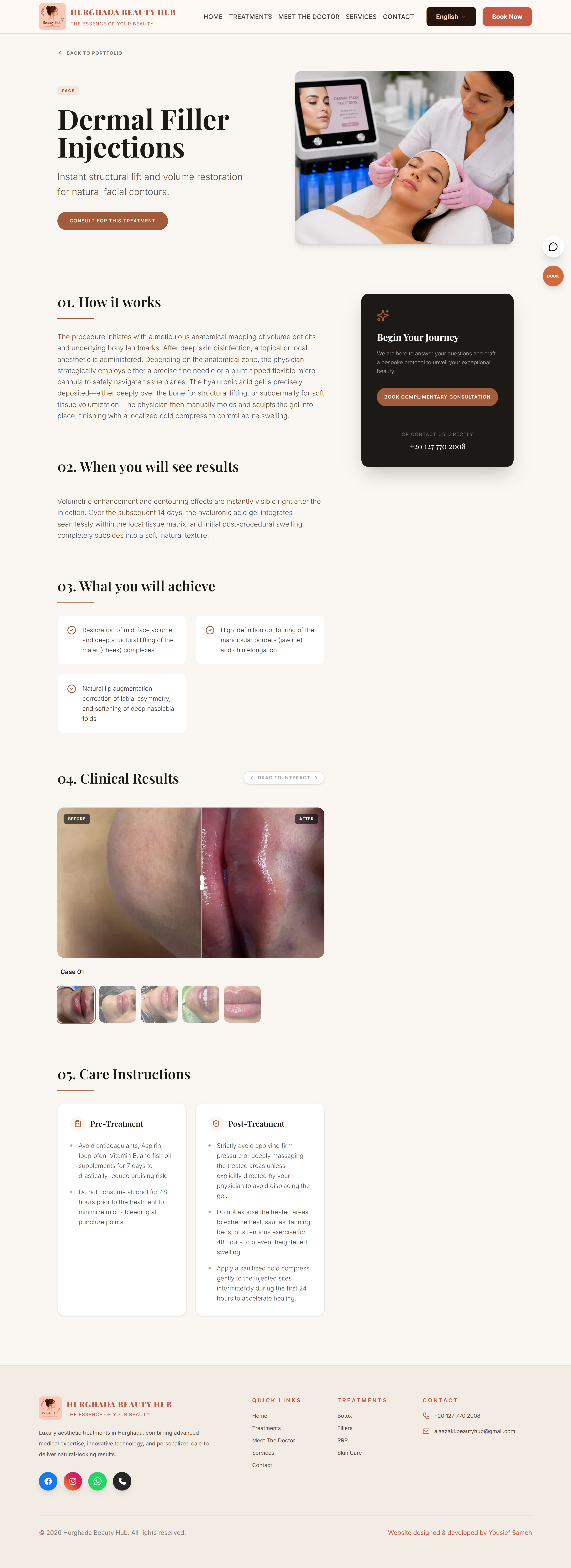 Hurghada Beauty Hub — Luxury Multilingual Aesthetic Clinic Platform screenshot 10